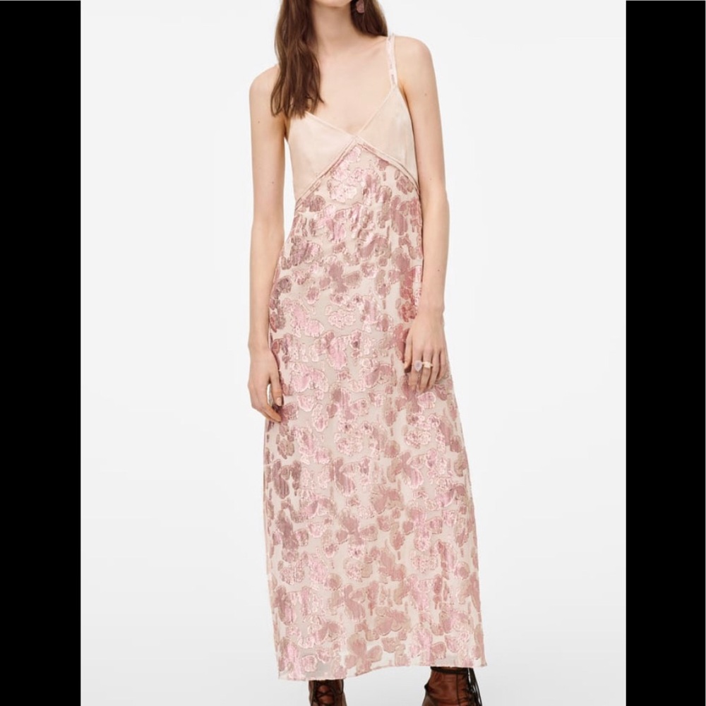 Zara limited edition jacquard dress